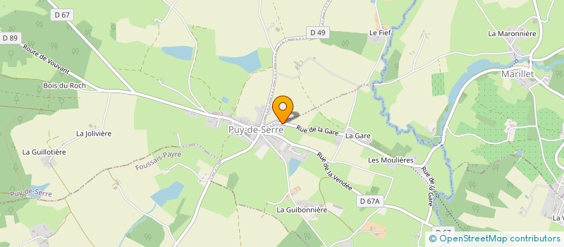 localisation de l'entreprise CENTRE INTERCOMMUNAL D'ACTION SOCIALE VENDEE SEVRE AUTISE à RIVES-D'AUTISE