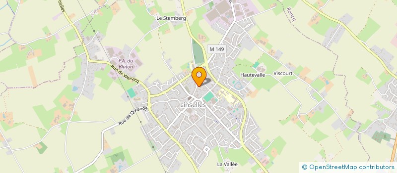 localisation de l'entreprise CENTRE INTERCOMMUNAL DE GERONTOLOGIE  LINSELLES