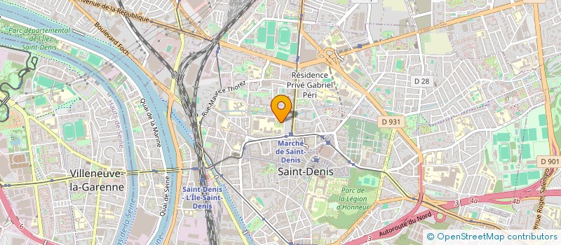 localisation de l'entreprise CENTRE INTERDEPARTEMENTAL RECHER PERFE à SAINT-DENIS