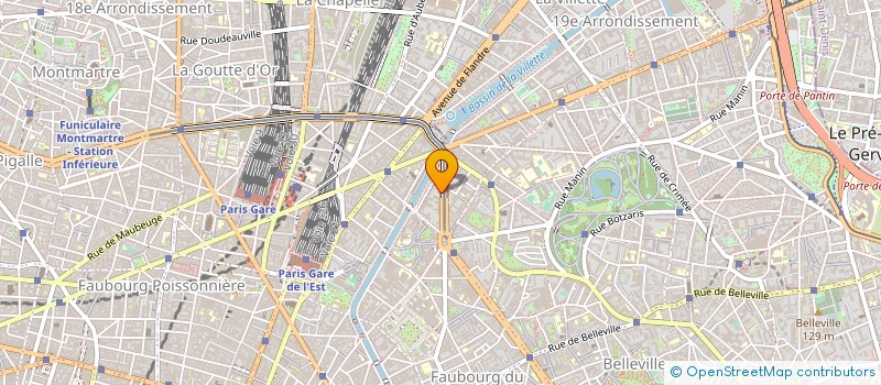 localisation de l'entreprise CENTRE INTERENTRE ARTISANAL MED TRAVAIL à PARIS