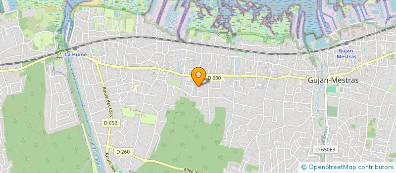 localisation de l'entreprise CENTRE INTERENTREPRISES DE REFERENCEMENT  GUJAN-MESTRAS