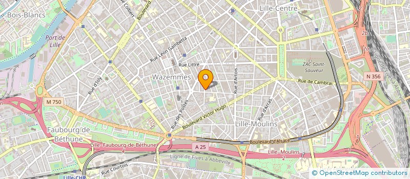 localisation de l'entreprise CENTRE INTERNAT PREPAR VOYAGE à LILLE