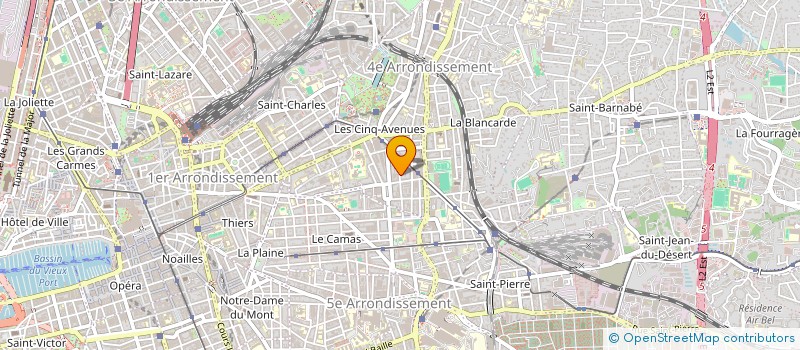 localisation de l'entreprise CENTRE INTERNATIONAL DE FORMATION à MARSEILLE