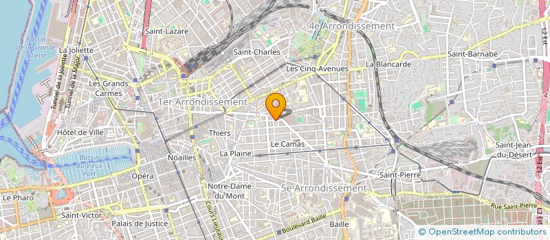 localisation de l'entreprise CENTRE INTERNATIONAL DE GESTION INFORMATIQUE DES PROFESSIONS DE SANTE  MARSEILLE