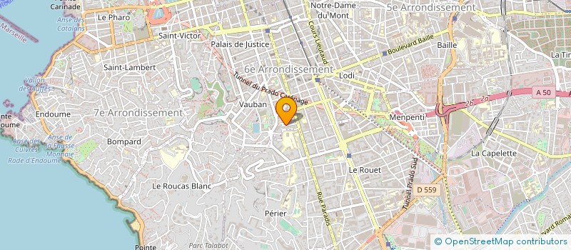 localisation de l'entreprise CENTRE INTERNATIONAL DE LA DANSE à MARSEILLE