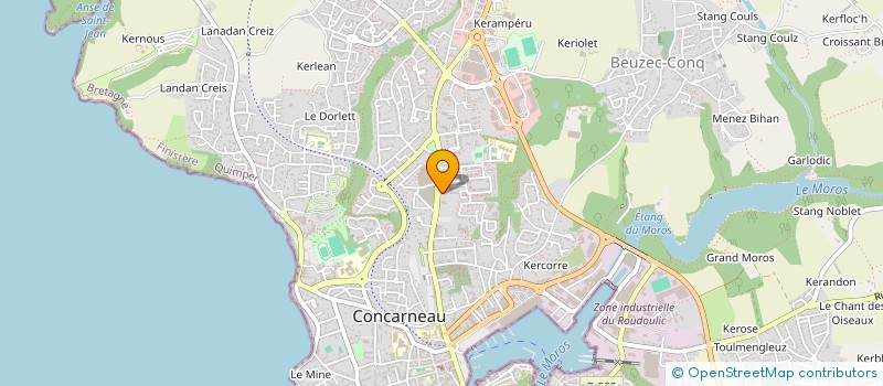 localisation de l'entreprise CENTRE INTERNATIONAL DE PLONGEE à CONCARNEAU