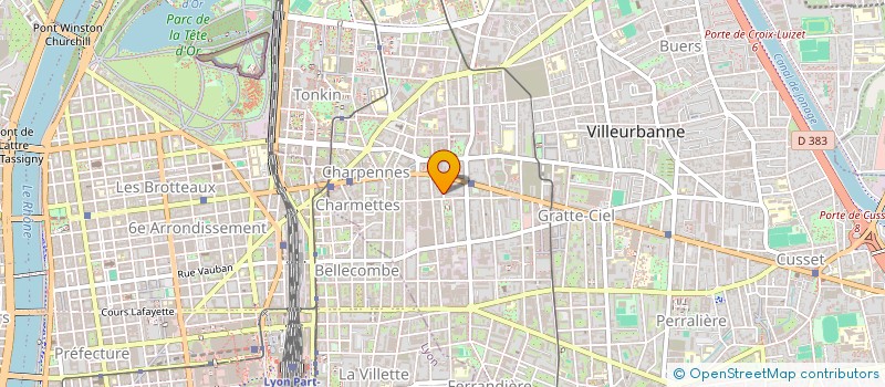 localisation de l'entreprise CENTRE INTERNATIONAL DU FRANCAIS  VILLEURBANNE