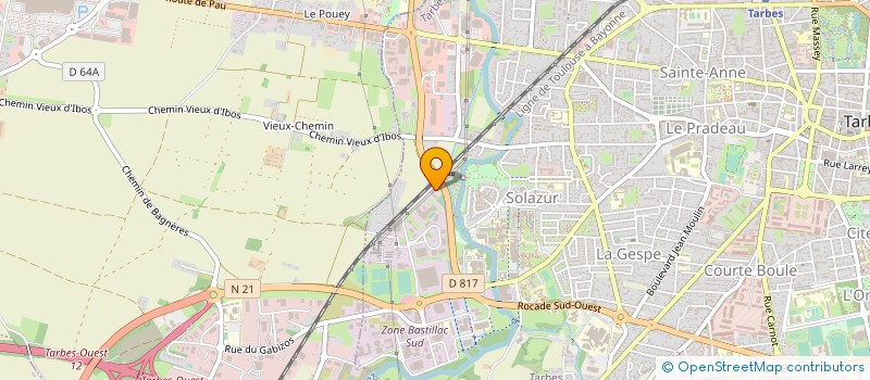 localisation de l'entreprise CENTRE INTERNATIONAL ENERGIES NOUVELLES  TARBES