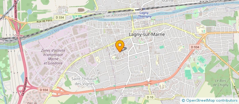 localisation de l'entreprise CENTRE INTERNATIONAL EPIKAIZO  LAGNY-SUR-MARNE