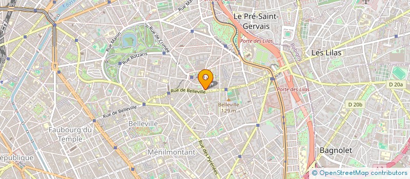 localisation de l'entreprise CENTRE INTERNATIONAL POUR LES THEATRES ITINERANTS  PARIS