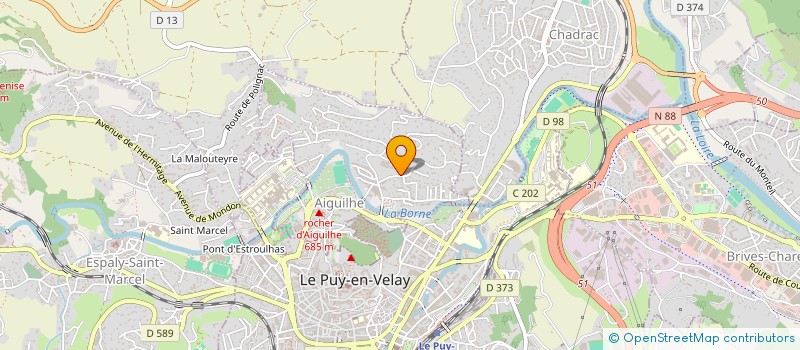 localisation de l'entreprise CENTRE INTERNATIONAL ST JOSEPH  AIGUILHE