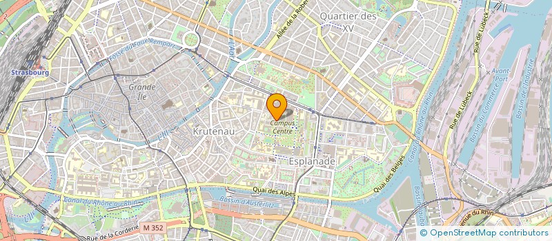 localisation de l'entreprise CENTRE INTERNATIONNAL DE RECHERCHE AUX FRONTIERES DE LA CHIMIE à STRASBOURG