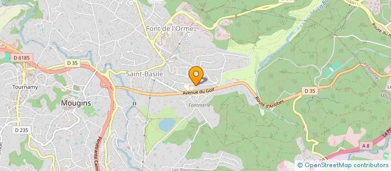 localisation de l'entreprise CENTRE INTERREGIONAL DE GESTION ET FORMATION AGREE  MOUGINS