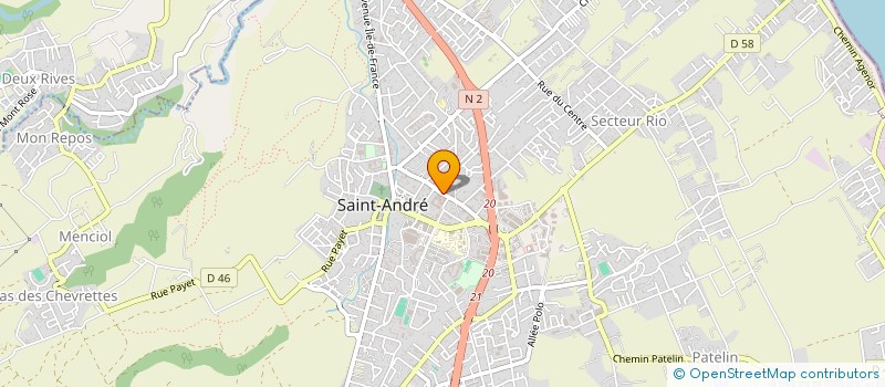localisation de l'entreprise CENTRE INTERVENT CULTUREL EMPLOI FORMATI  SAINT-ANDRE