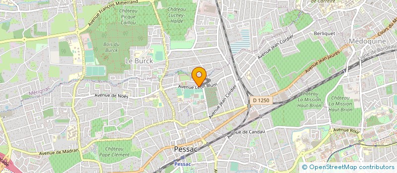 localisation de l'entreprise CENTRE INTERVENTION DE DEFENSE à PESSAC