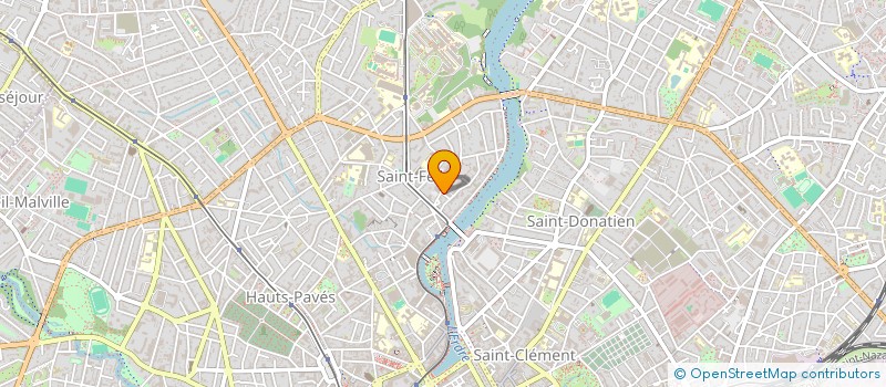 localisation de l'entreprise CENTRE ISAO  NANTES