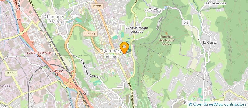 localisation de l'entreprise CENTRE ISLAMIQUE DE CHAMBERY LE HAUT  CHAMBERY