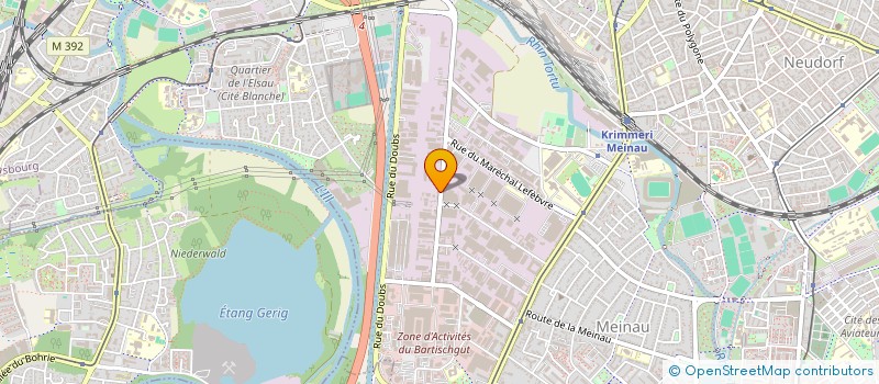 localisation de l'entreprise CENTRE ISLAMIQUE DE STRASBOURG à STRASBOURG