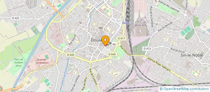 localisation de l'entreprise CENTRE ITALIEN DOUAI à DOUAI