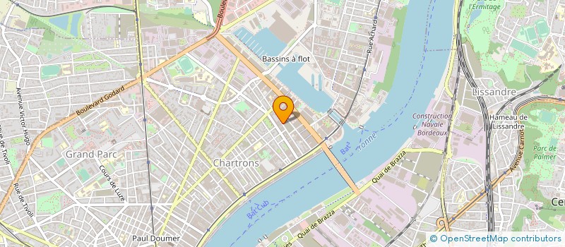 localisation de l'entreprise CENTRE JEAN VIGO EVENEMENTS à BORDEAUX