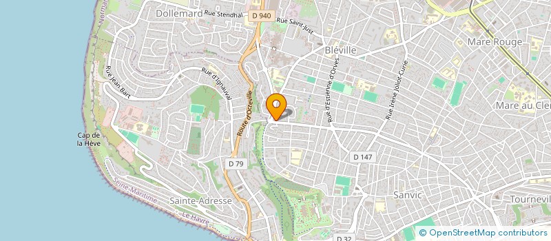 localisation de l'entreprise CENTRE JEUNES DE SOUS BRETONNE à LE HAVRE