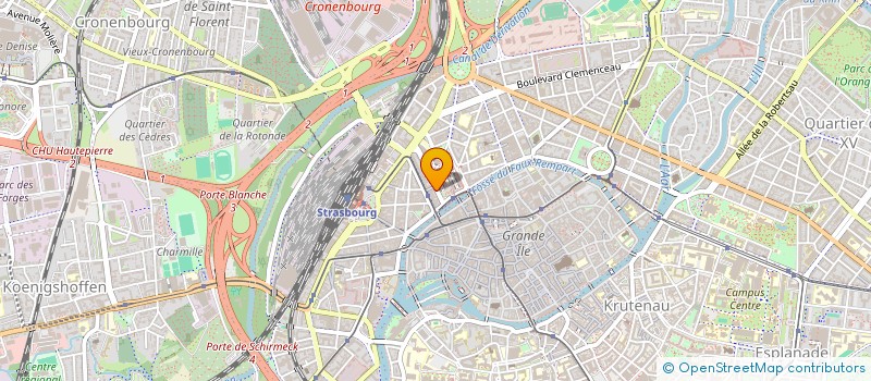 localisation de l'entreprise CENTRE JEUNES DIRIGEANTS STRASBOURG à STRASBOURG