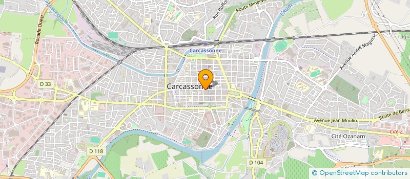 localisation de l'entreprise CENTRE JOE BOUSQUET ET SON TEMPS à CARCASSONNE