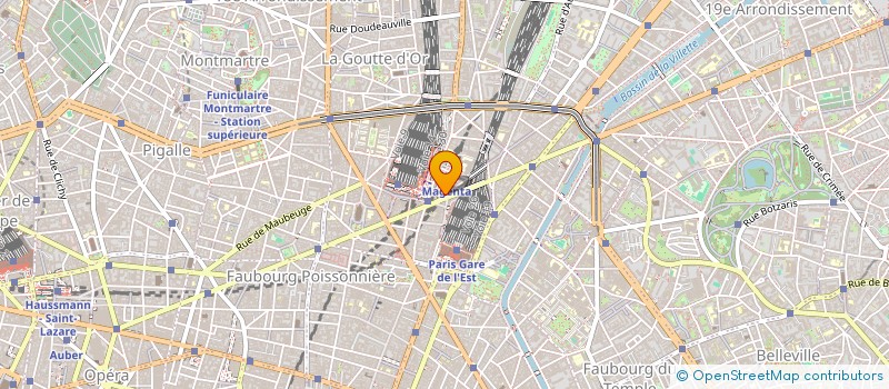 localisation de l'entreprise CENTRE KADAMPA SHAKYAMOUNI  PARIS