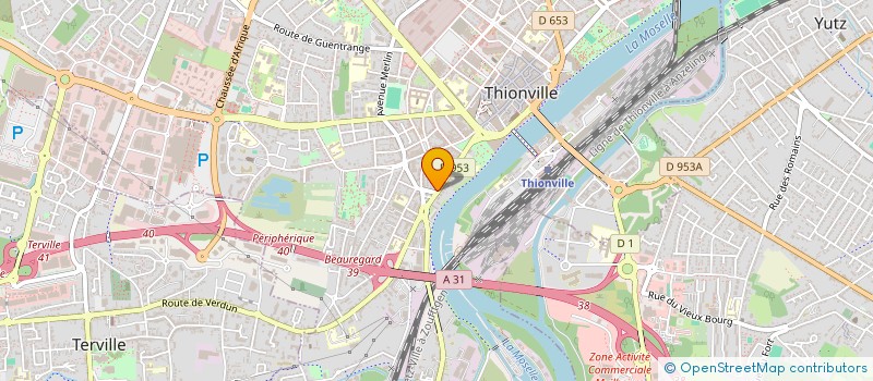 localisation de l'entreprise CENTRE KENZA à THIONVILLE