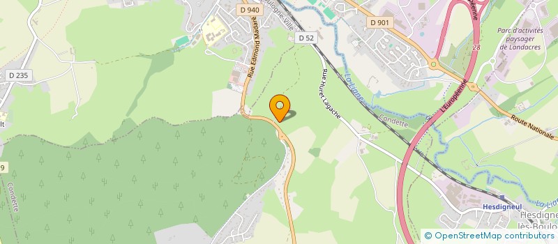 localisation de l'entreprise CENTRE KINE DES CENT DUNES  CONDETTE