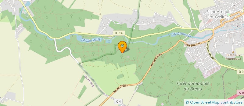 localisation de l'entreprise CENTRE LA MOINERIE  SAINT-ARNOULT-EN-YVELINES