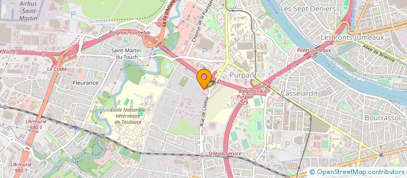 localisation de l'entreprise CENTRE LABORATOIRE ETUDE SUR EMPLOI à TOULOUSE