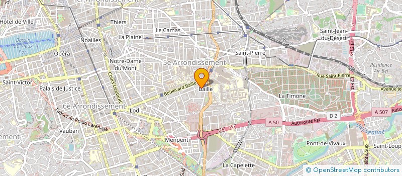 localisation de l'entreprise CENTRE LAENNEC MARSEILLE à MARSEILLE