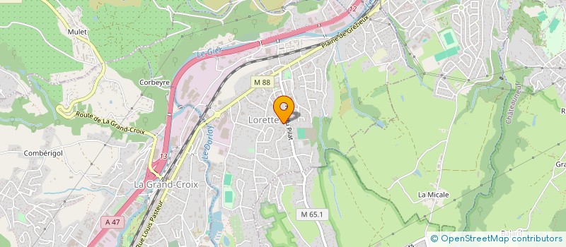 localisation de l'entreprise CENTRE LAIC SPORTIF ET CULTUREL  LORETTE