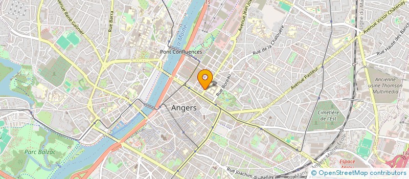 localisation de l'entreprise CENTRE LAIQUE CULTUREL ANGEVIN à ANGERS