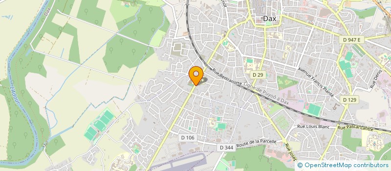 localisation de l'entreprise CENTRE LANDAIS D ETUDE D ARTS MARTIAUX à DAX