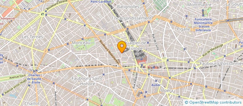 localisation de l'entreprise CENTRE LASER ESPACE SAINT-HONORE à PARIS