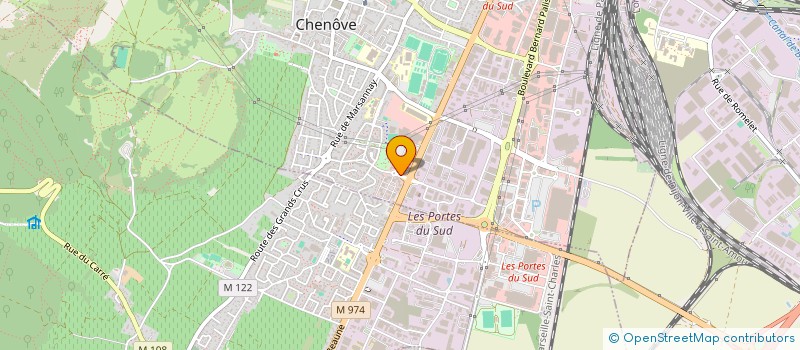 localisation de l'entreprise CENTRE LASER VASCULAIRE MEDICAL & ESTHETIQUE  CHENOVE