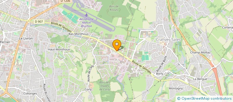 localisation de l'entreprise CENTRE LEMAN à VETRAZ-MONTHOUX