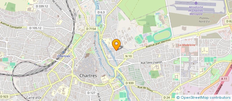 localisation de l'entreprise CENTRE & LIENS à CHARTRES