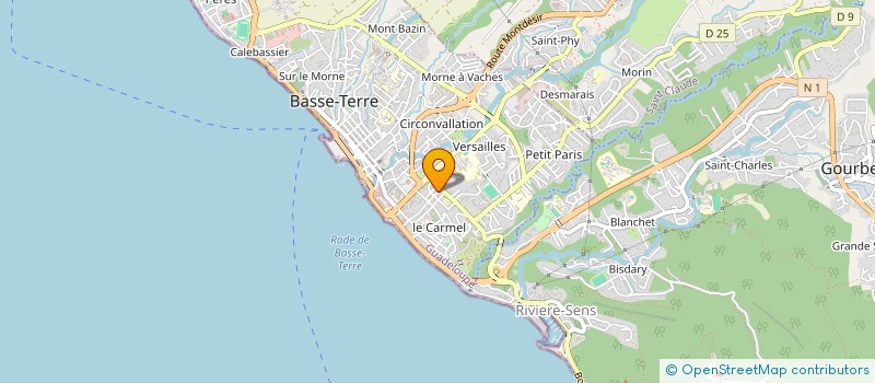 localisation de l'entreprise CENTRE LINGUISTIQUE MILTIMEDIA à BASSE-TERRE