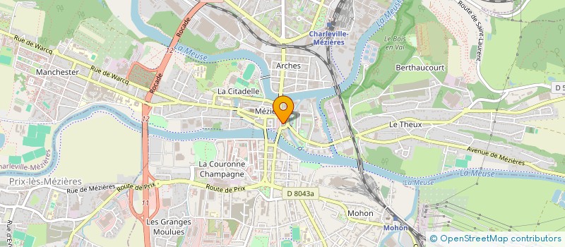 localisation de l'entreprise CENTRE LOCAL INFO COORD GERONTOLOGIQUE  CHARLEVILLE-MEZIERES