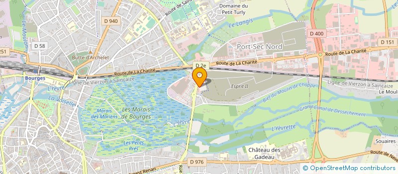 localisation de l'entreprise CENTRE LOIRE COMMUNICATION  BOURGES