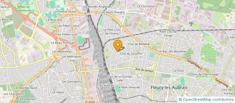 localisation de l'entreprise CENTRE LOIRE DEVELOPPEMENT à ORLEANS