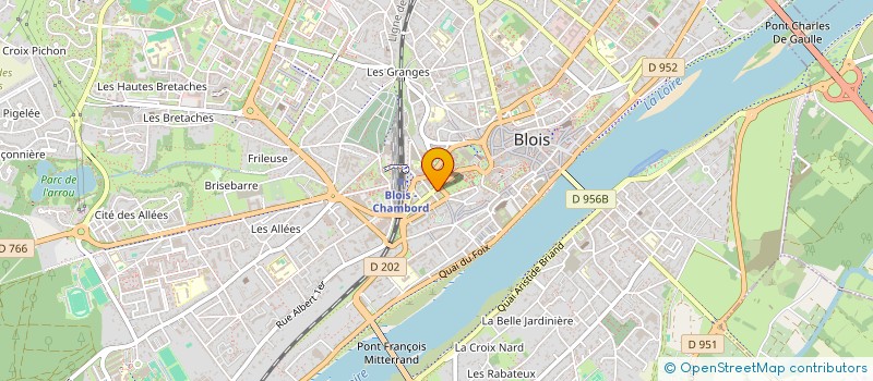 localisation de l'entreprise CENTRE LOIRE IMMOBILIER  BLOIS