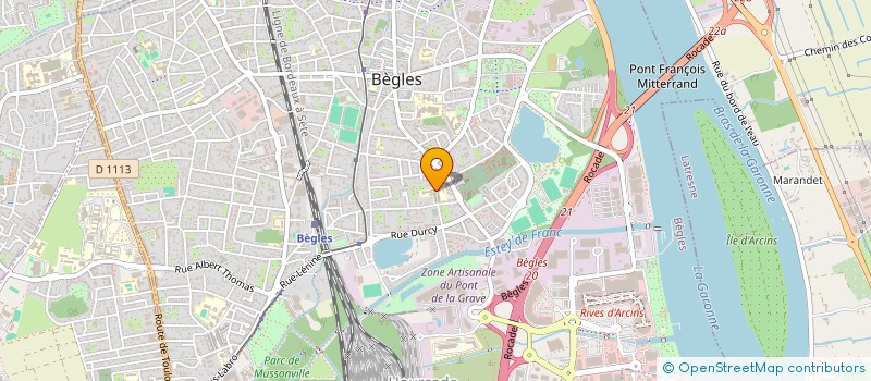 localisation de l'entreprise CENTRE LOISIR PETITE ENFANCE à BEGLES