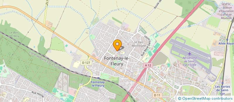 localisation de l'entreprise CENTRE LOISIRS ANIMATION à FONTENAY LE FLEURY