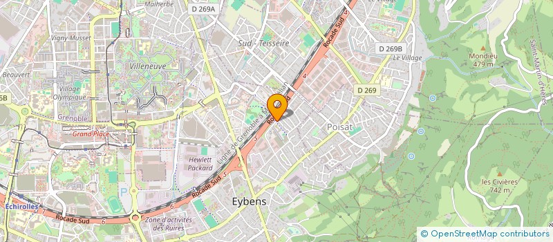 localisation de l'entreprise CENTRE LOISIRS ET CULTURE  EYBENS