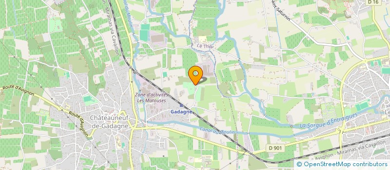 localisation de l'entreprise CENTRE LOISIRS INTERCOMMUNAL à CHATEAUNEUF-DE-GADAGNE