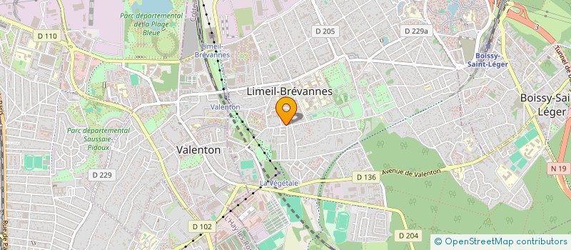 localisation de l'entreprise CENTRE LOISIRS LIMEIL BREUANNES  LIMEIL-BREVANNES